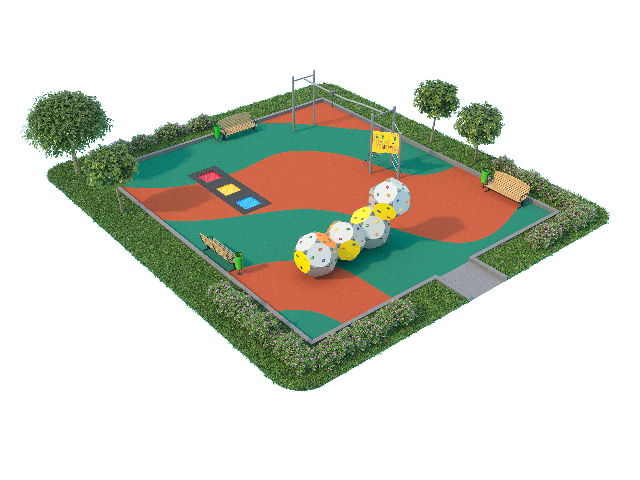 Climbing blocks Sayan Mountains - Leber