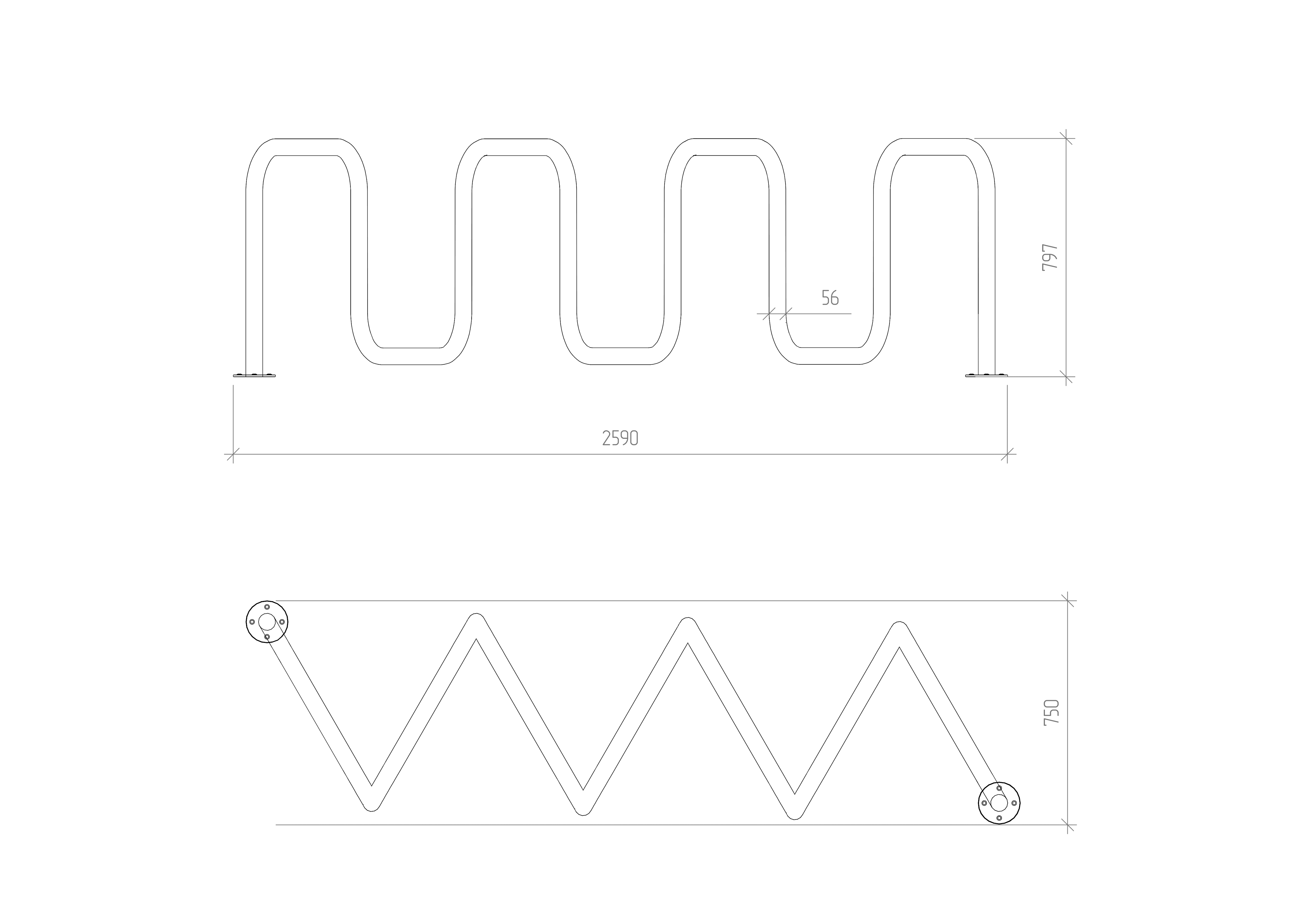 Bike Parking Module Omega