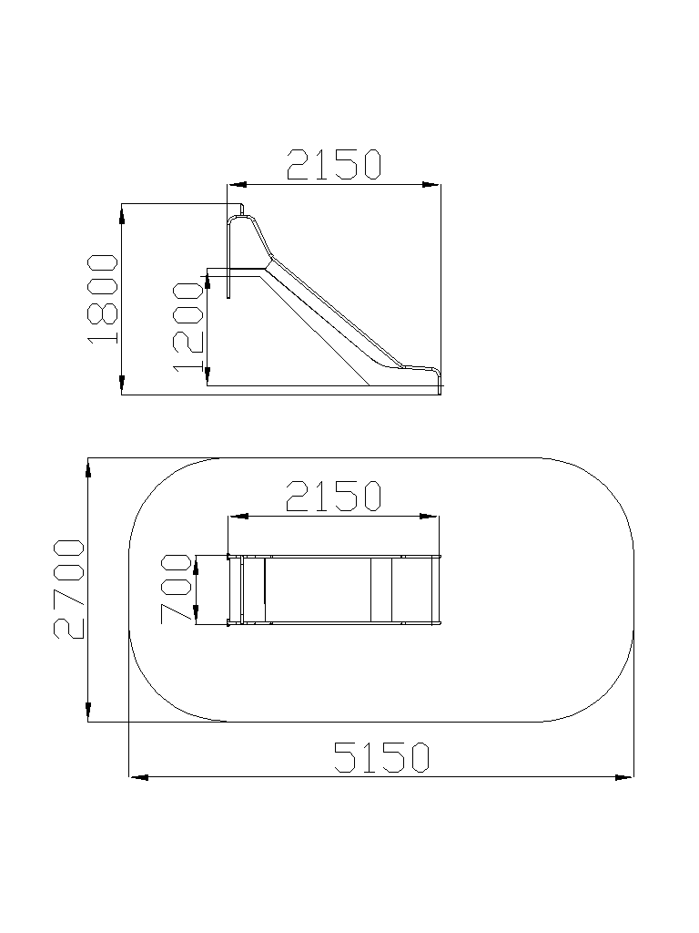 Wide slide for geoplastics