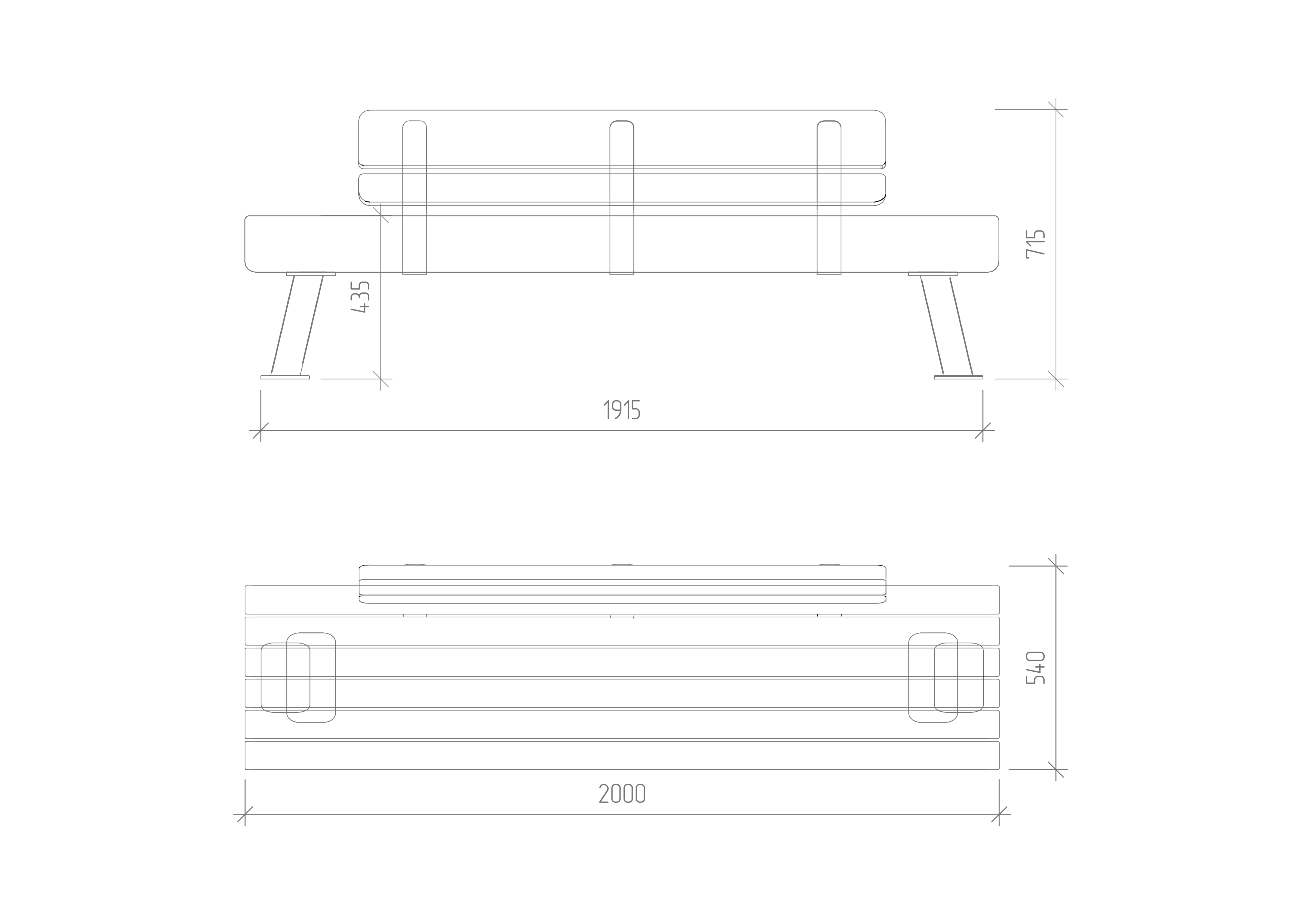 Terra park bench