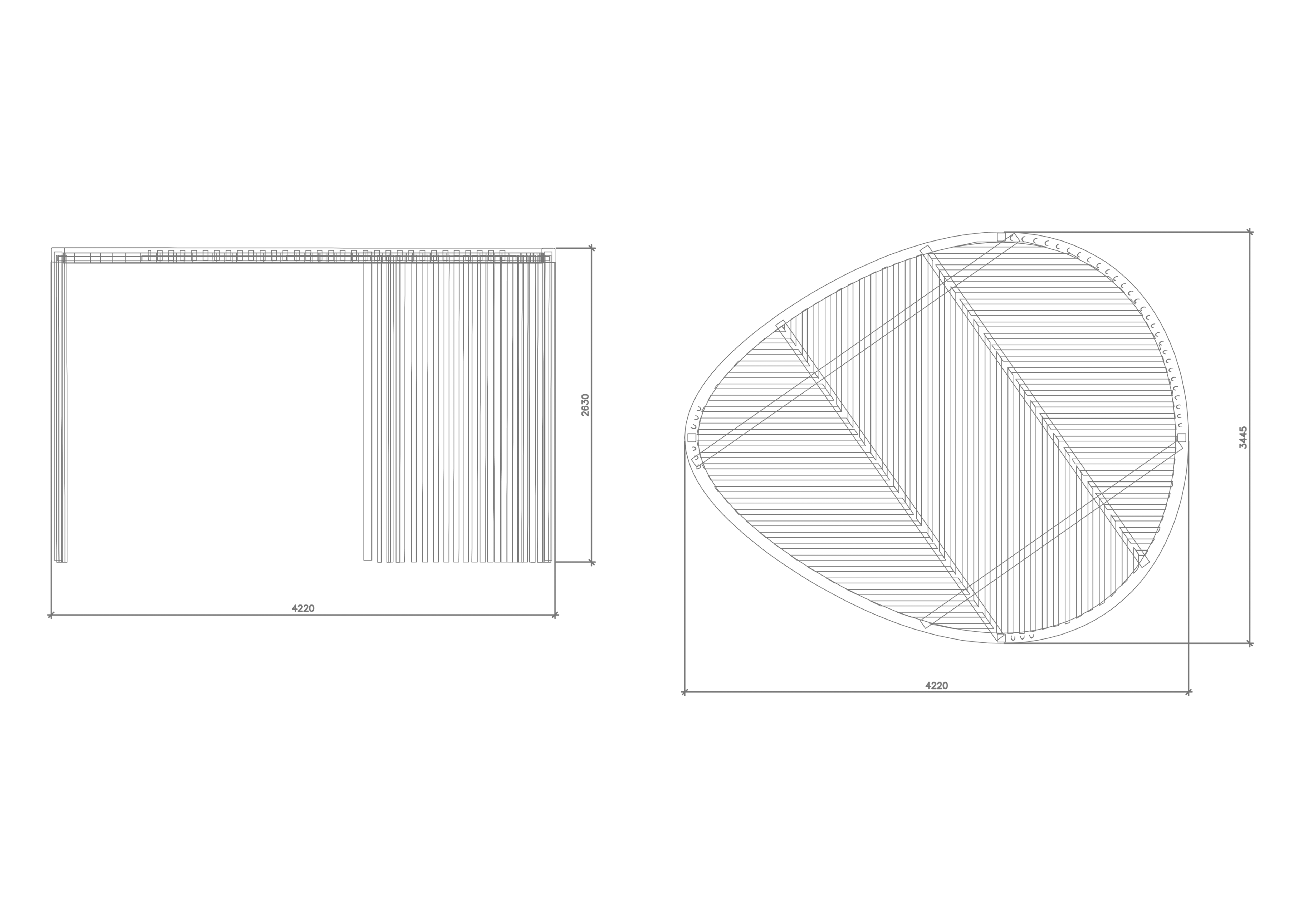 Large pergola Terra