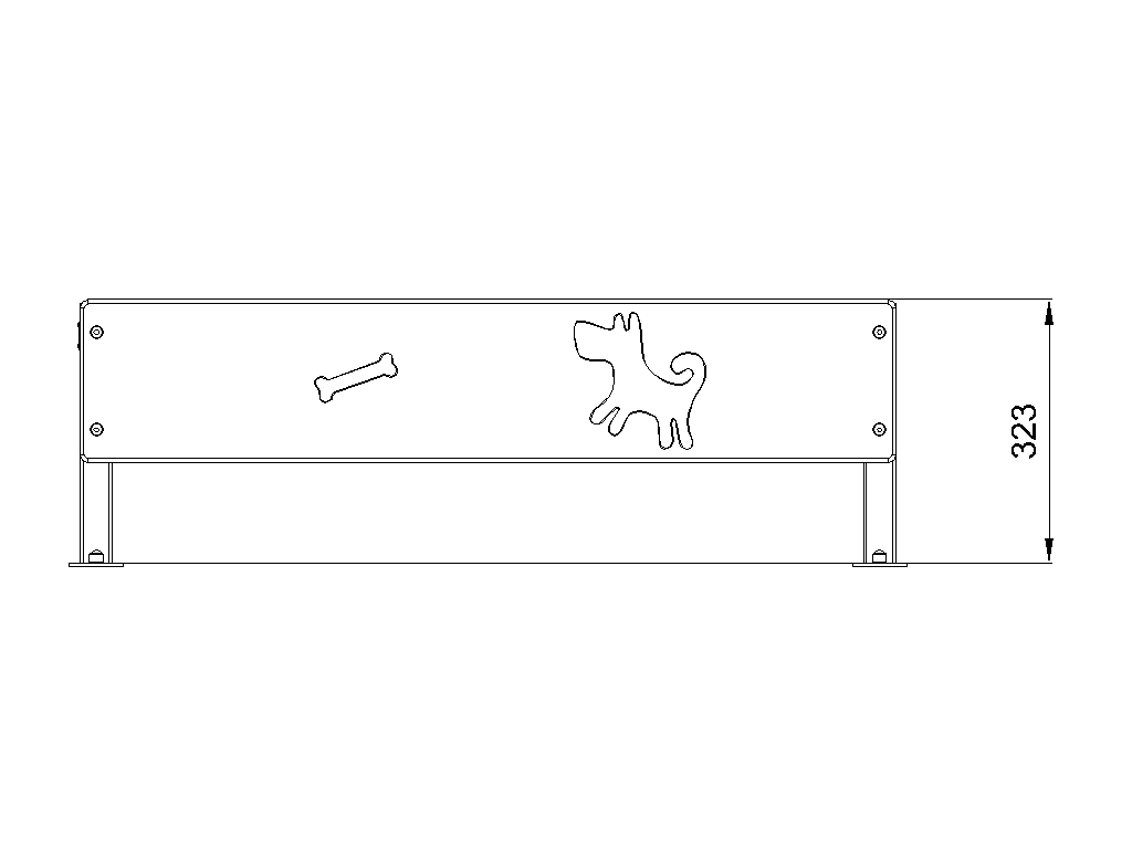 Low barrier for dogs