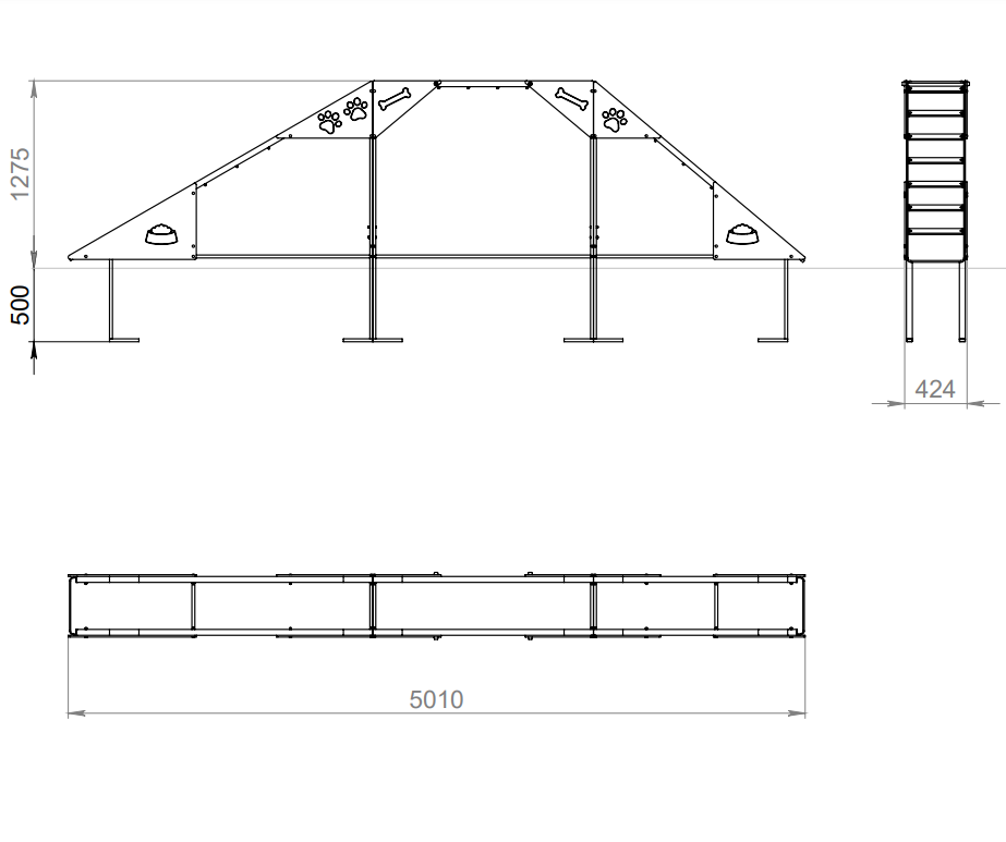 Dog walk ramp