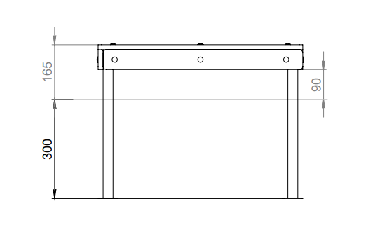 Low wait table for dogs