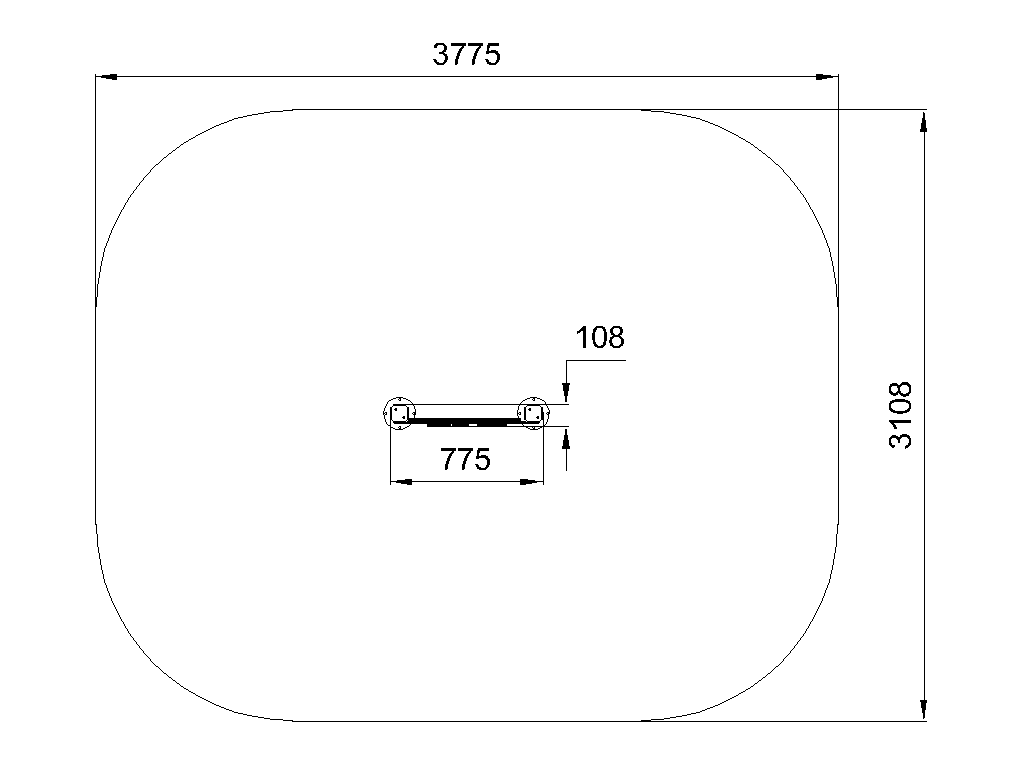 Solar System game panel on metal pillars
