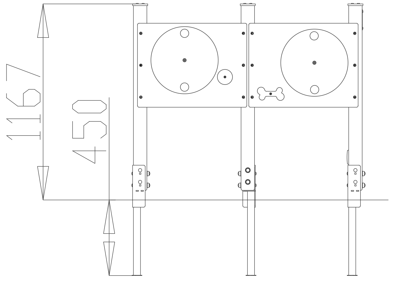 Double Play Panel Cat and Dog