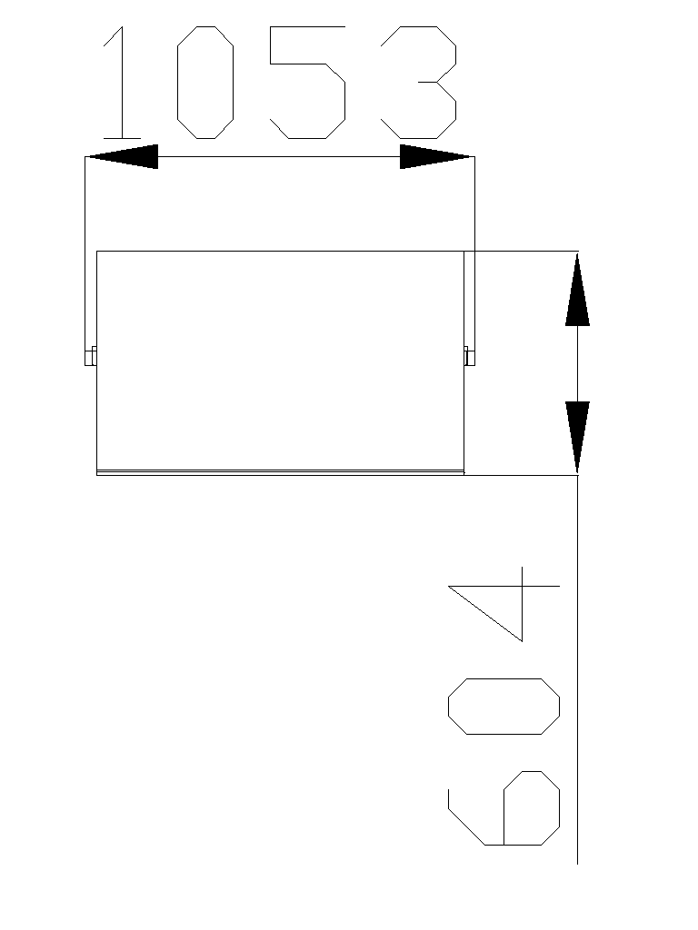 Information board with door and canopy