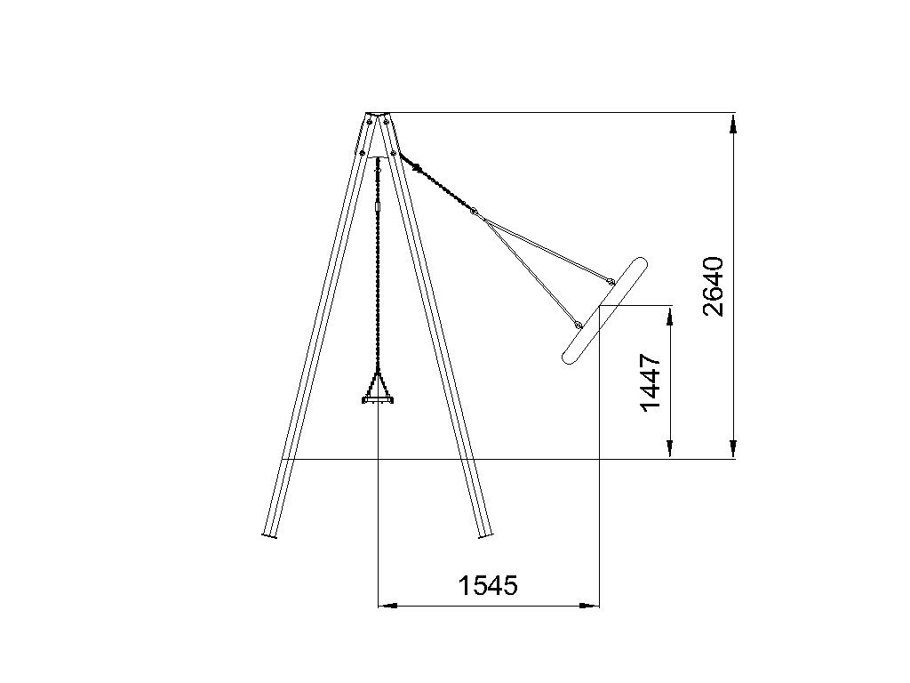 Double metal swing