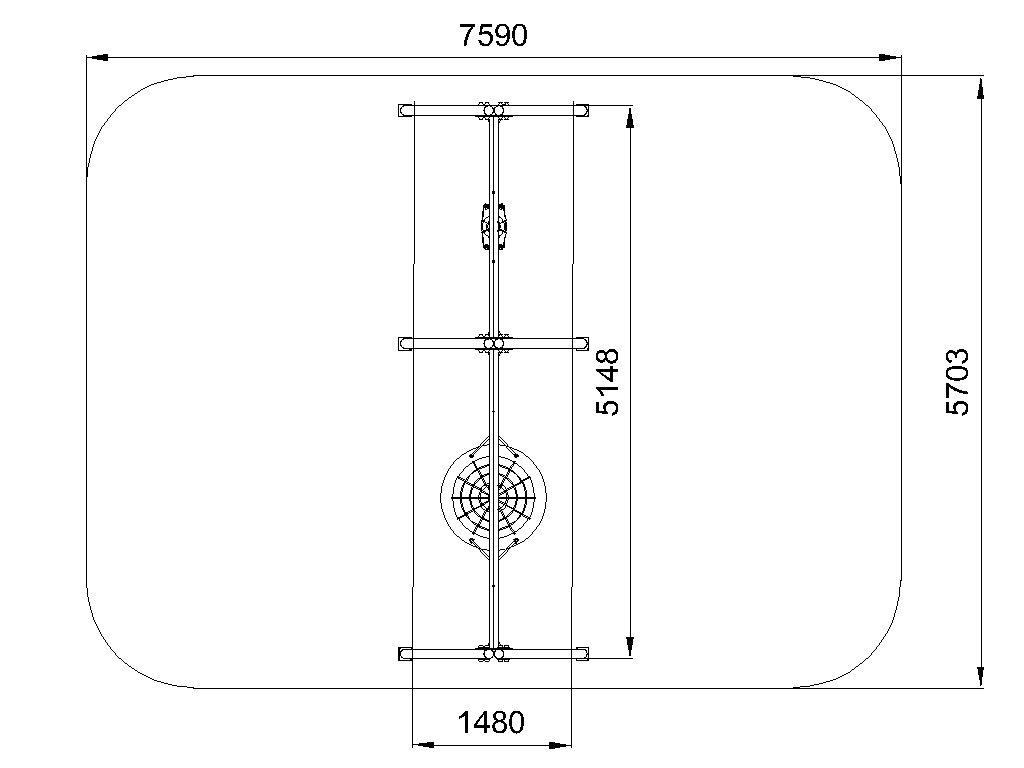 Double metal swing
