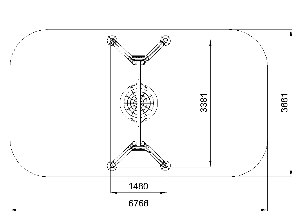 Wooden swing Nest Urban (Eco)