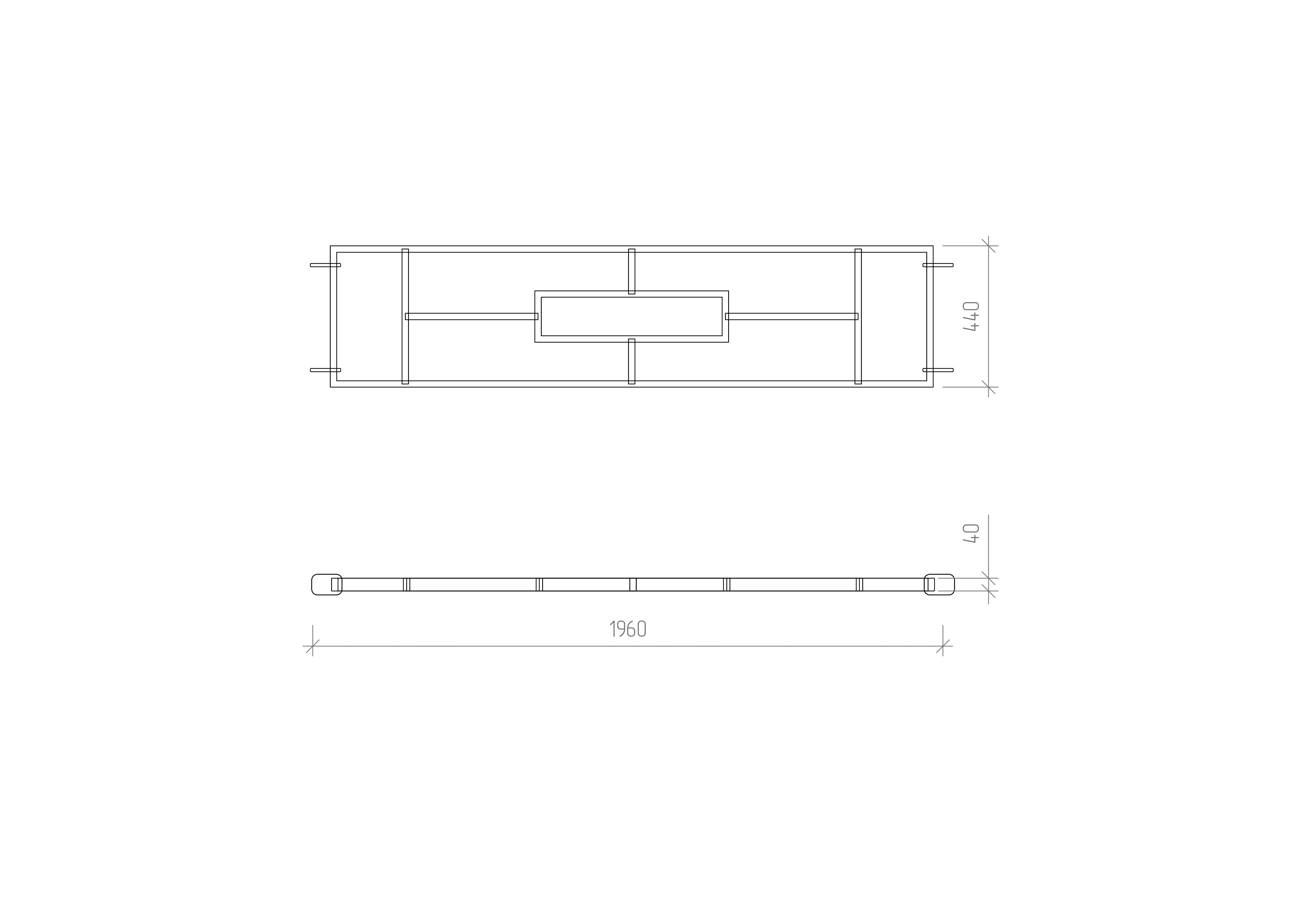 Lawn fencing LGO-10 (section)