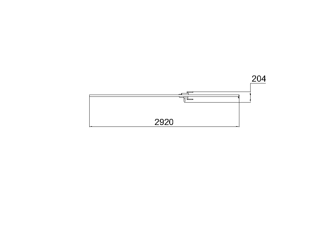 Meteor flight h=3.6 m with a latch gate (gate, two sections, without a post)