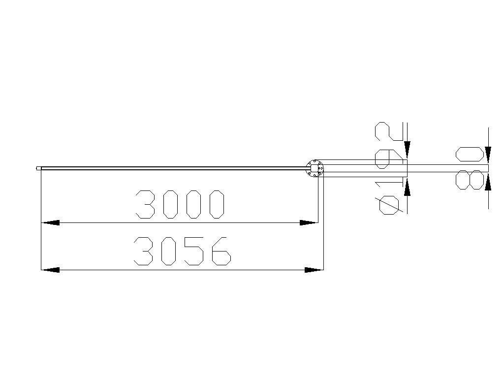 Meteor span h=3.6 m (two sections without posts, without fasteners)