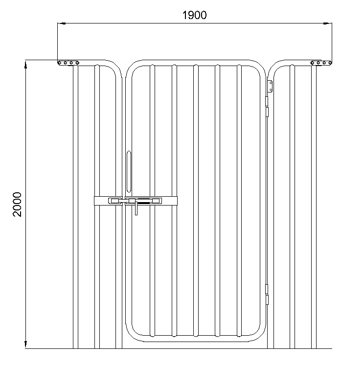 Dog Enclosure Gate
