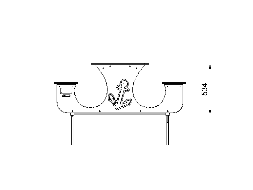 Children’s Table «Anchor» (HPL)