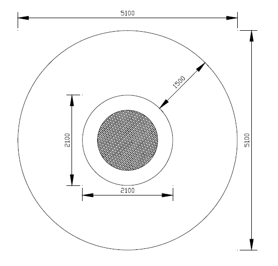 Trampoline Round d = 2100