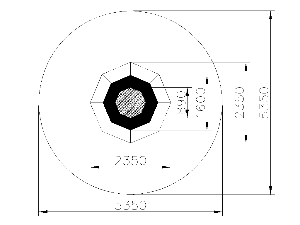 Trampoline Geoplasty octagonal 1600×1600mm