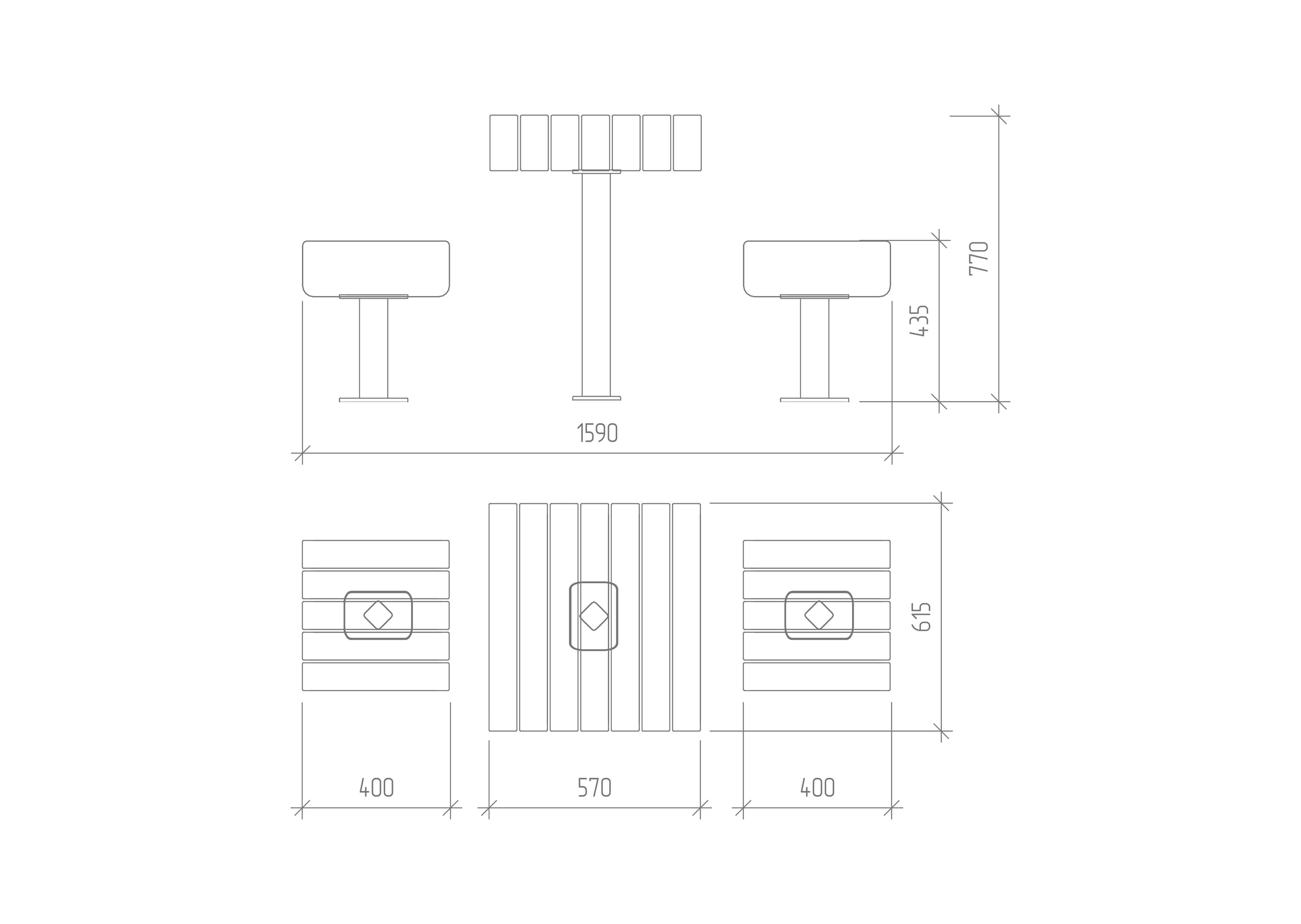 Terra table and chair set