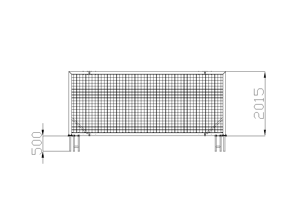 Sports Module Football goals 5 meters youth (pipe d = 89 mm, with a net)