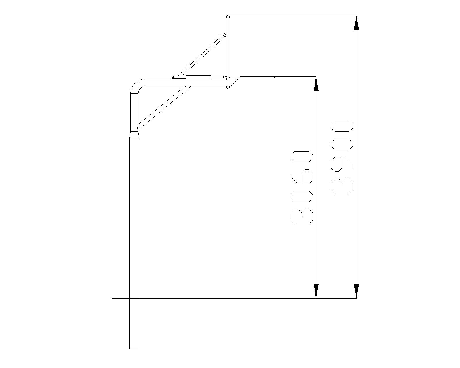 Sports Module Basketball hoop