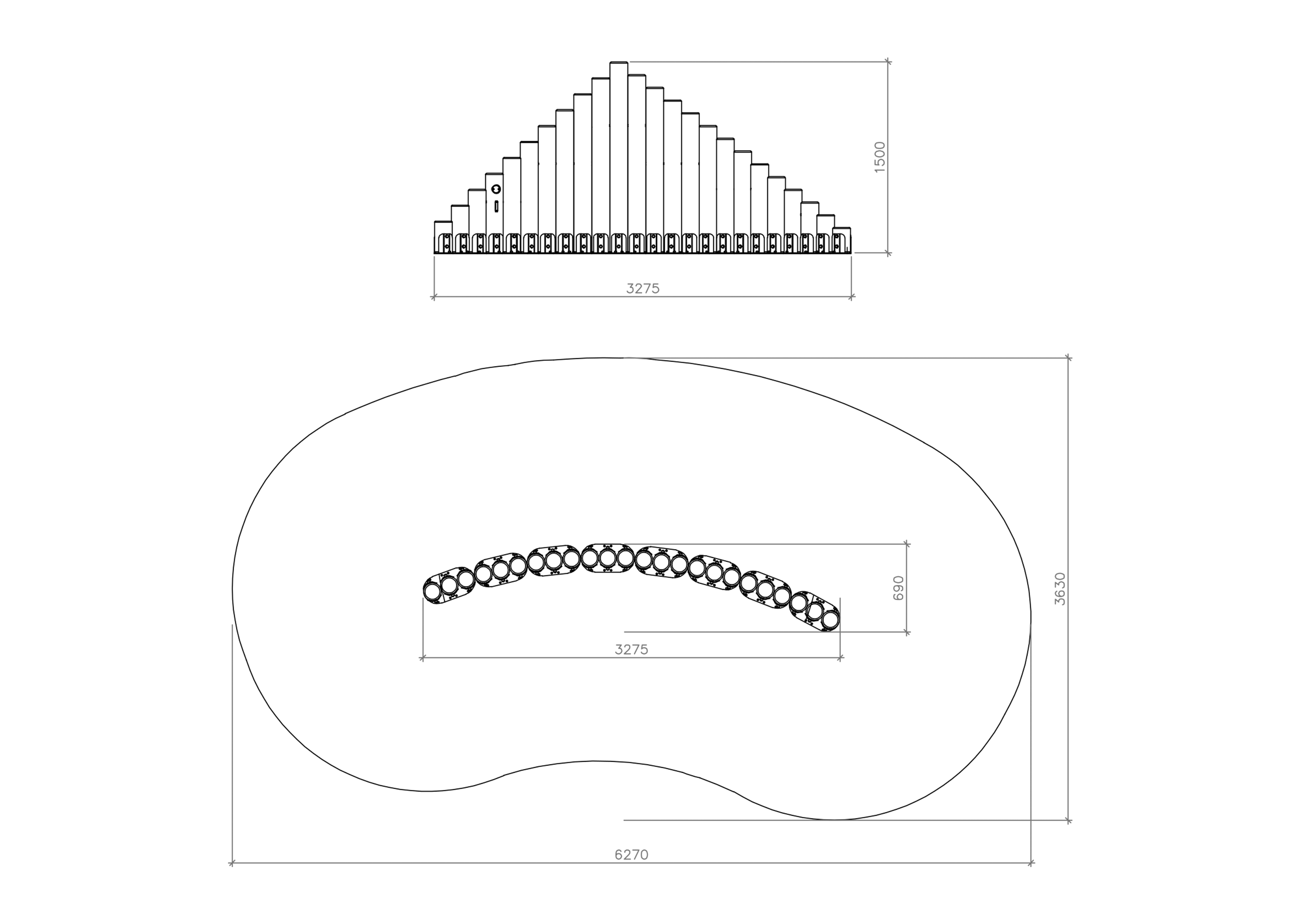 Sports equipment Balancing posts