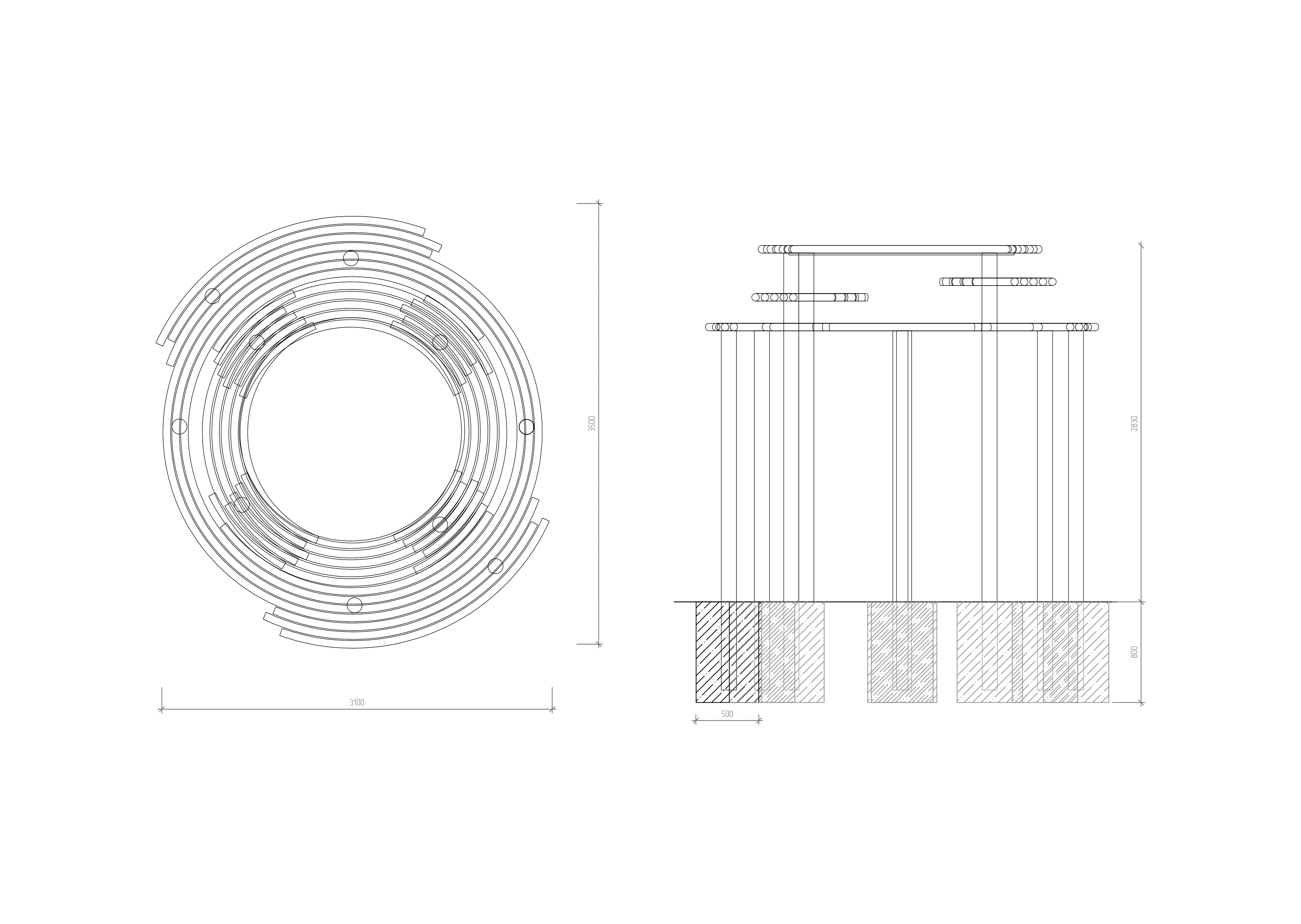 Multi-level canopy Arcus