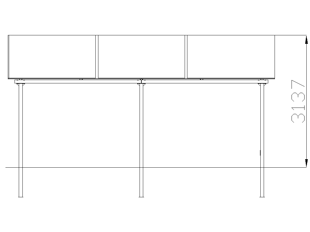 Canopy 5,5×6 over the fitness equipment