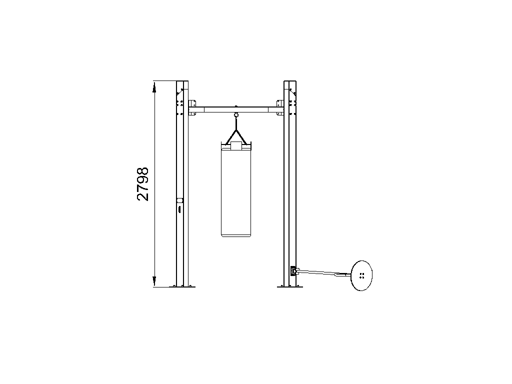 Freestanding Punching Bag Stand