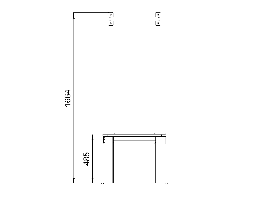 Step stool height 1