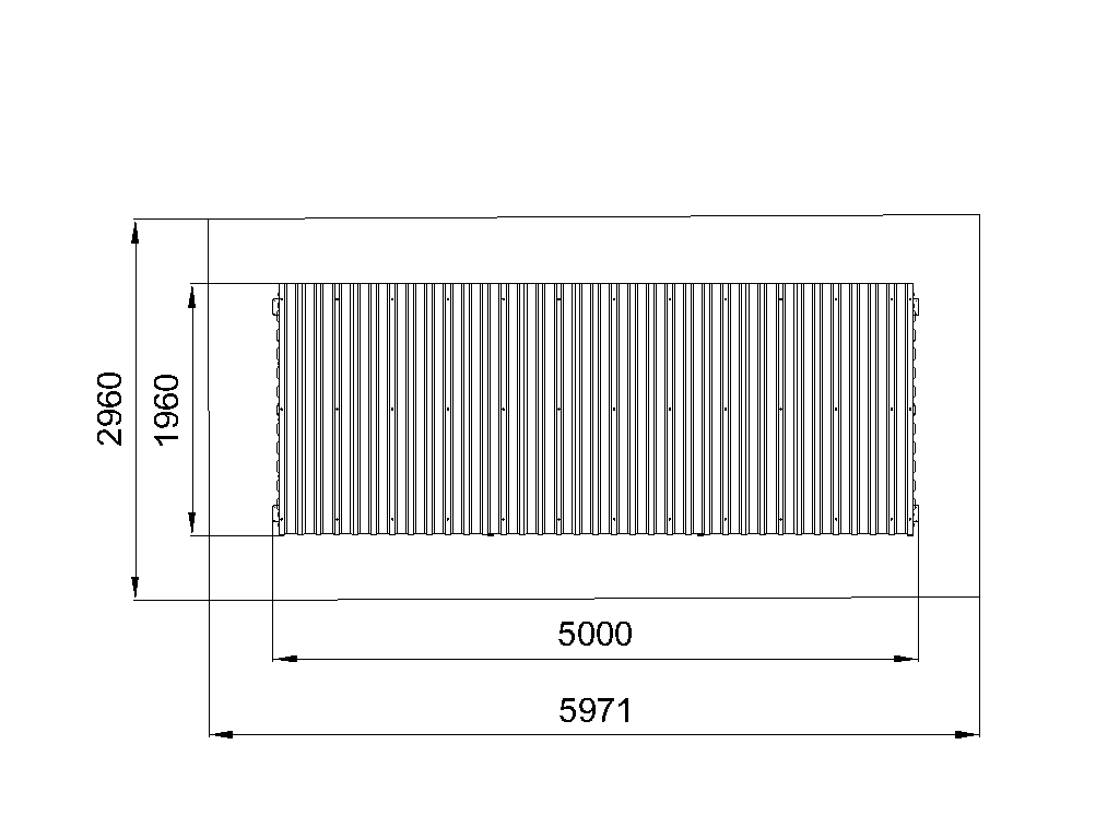 Dumstep enclosure with doors (3 containers)