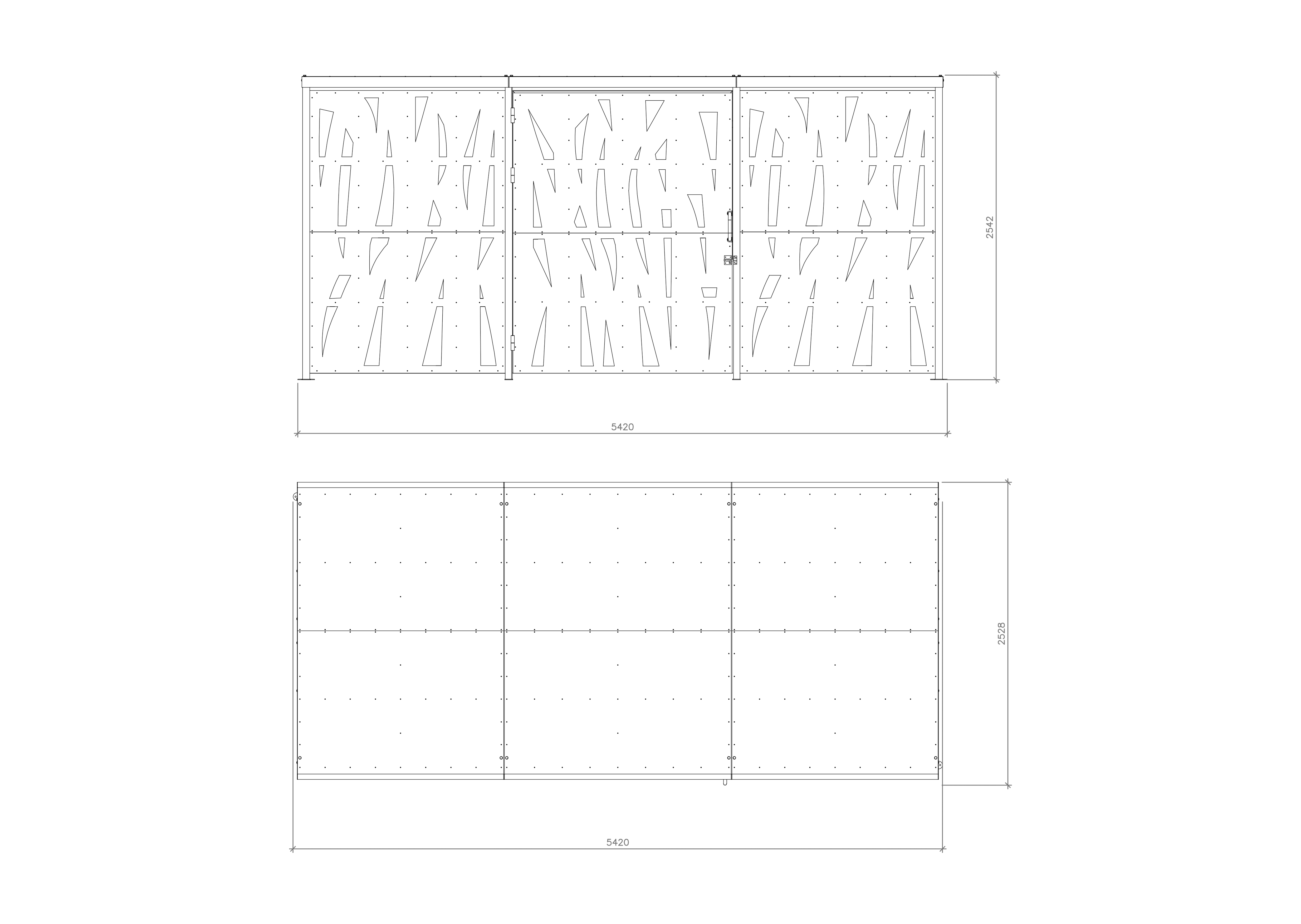 Dumstep enclosure Panel