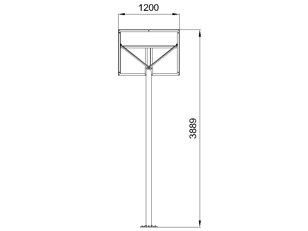 Basketball game stand