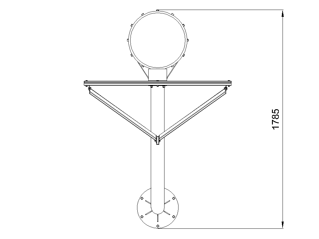 Basketball game stand