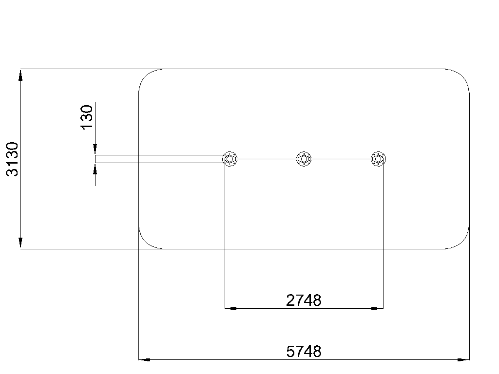 Double horizontal bar