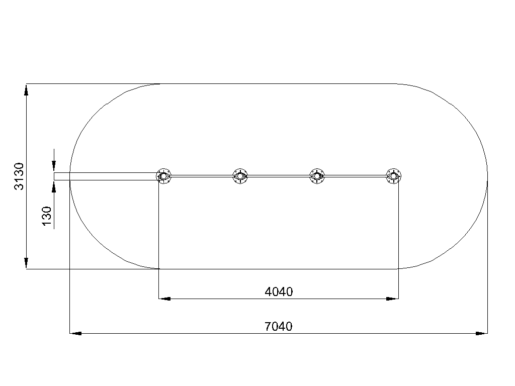 Triple cascade of horizontal bars