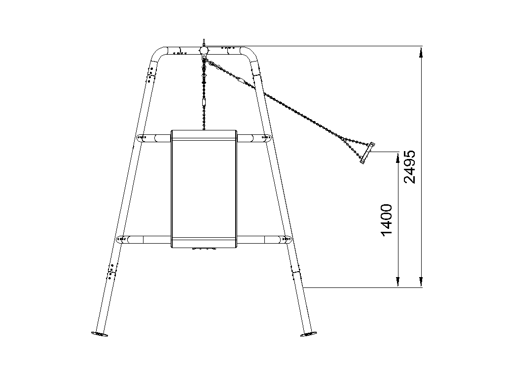 Double swing with a science module