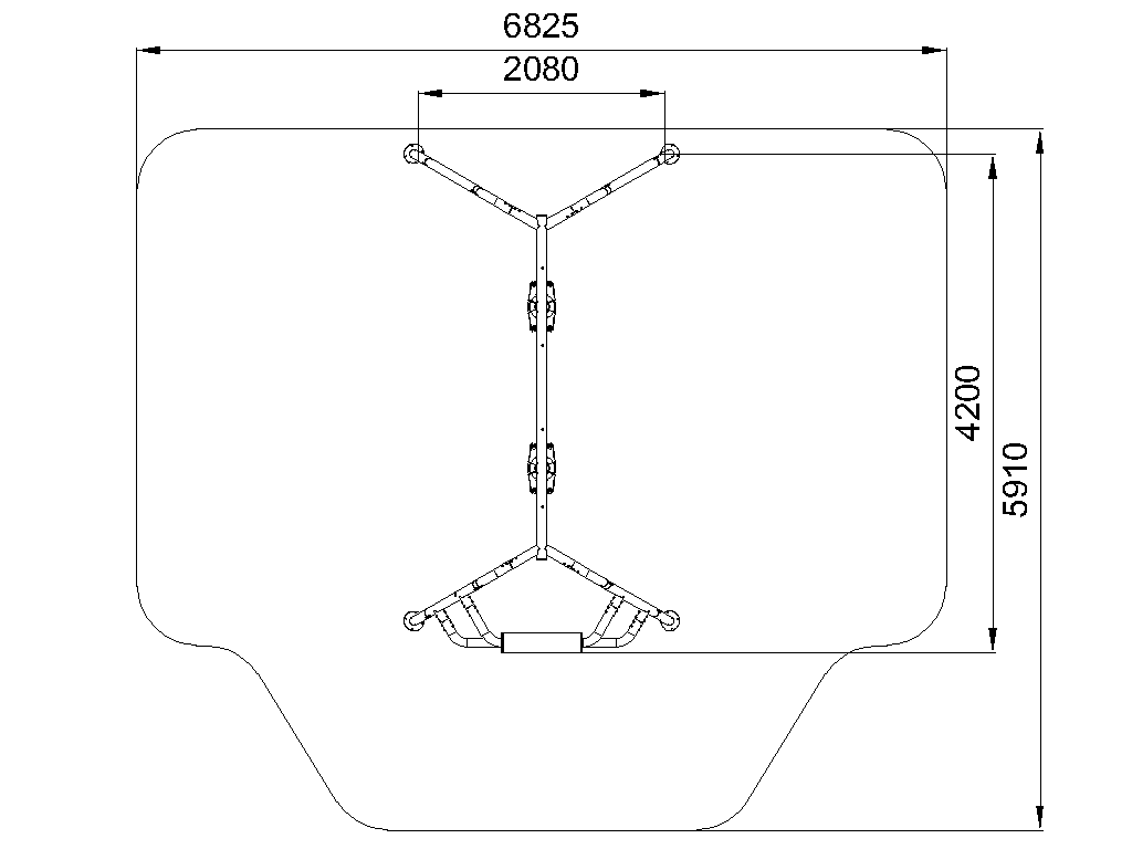 Double swing with a science module