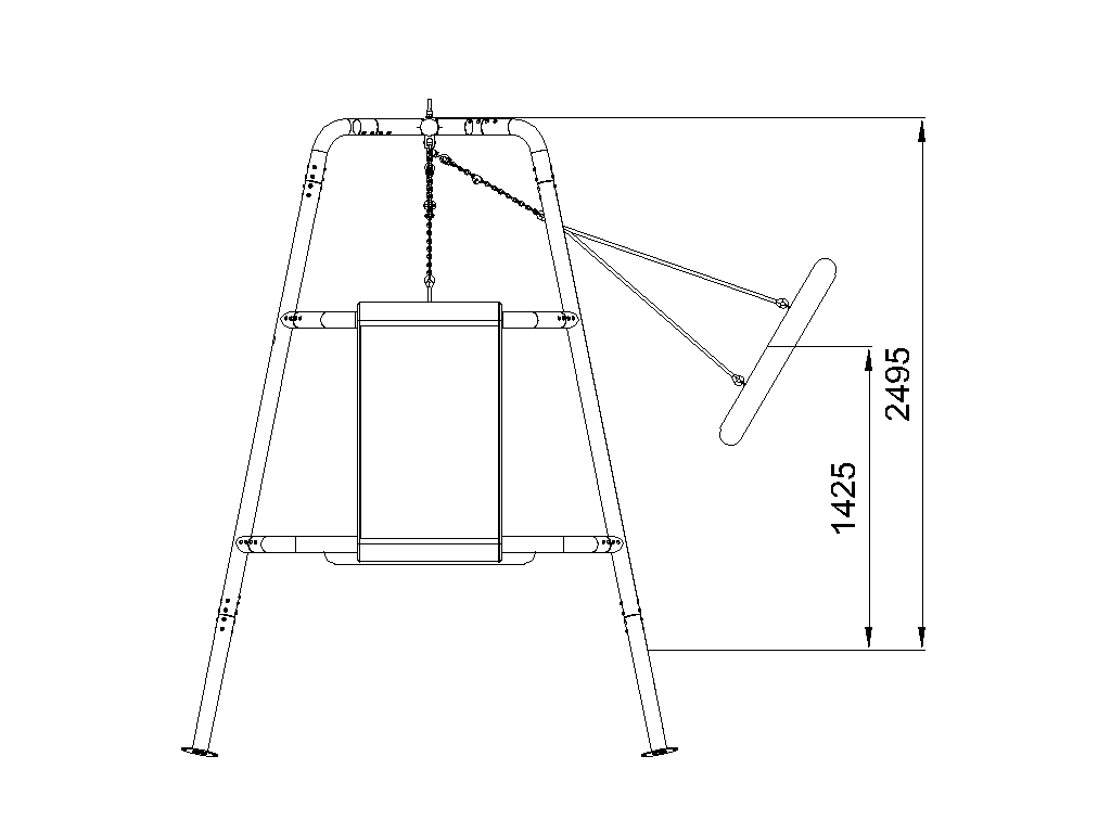 Swing «Nest» with a science module