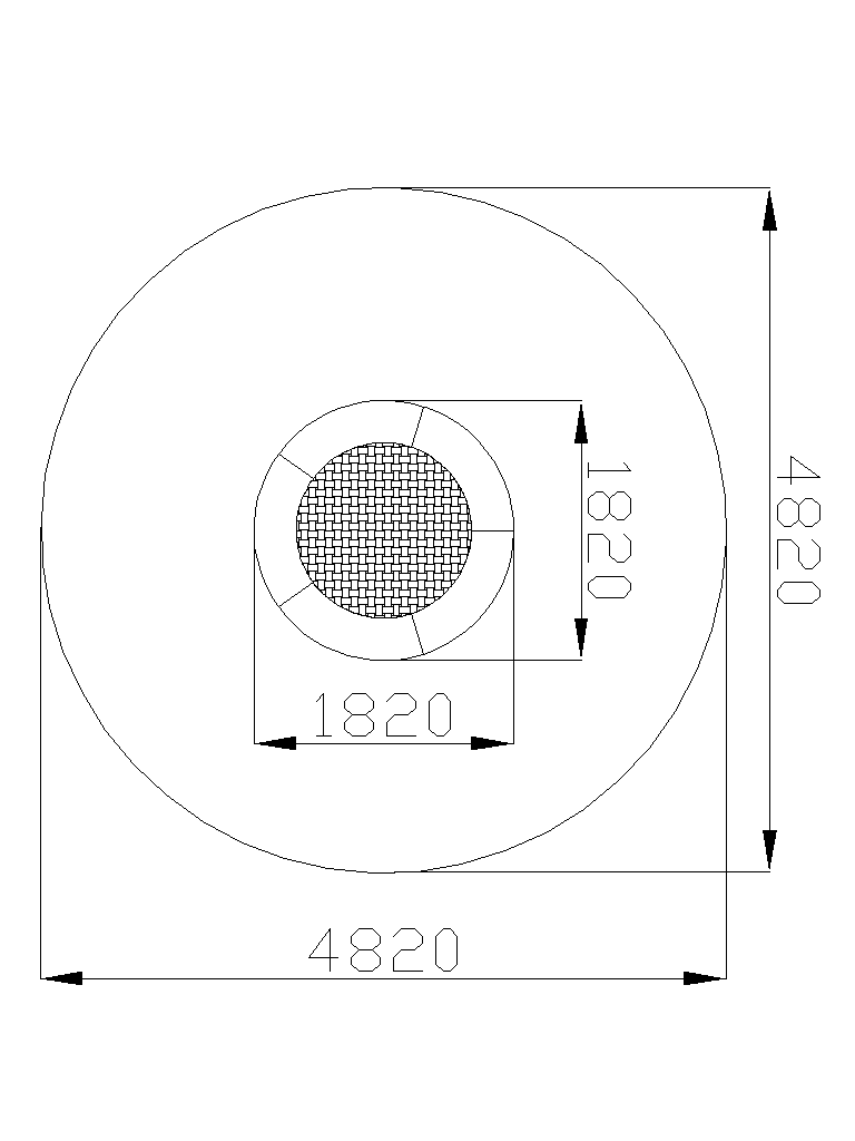 Trampoline Round d=1250 with light (rubber)