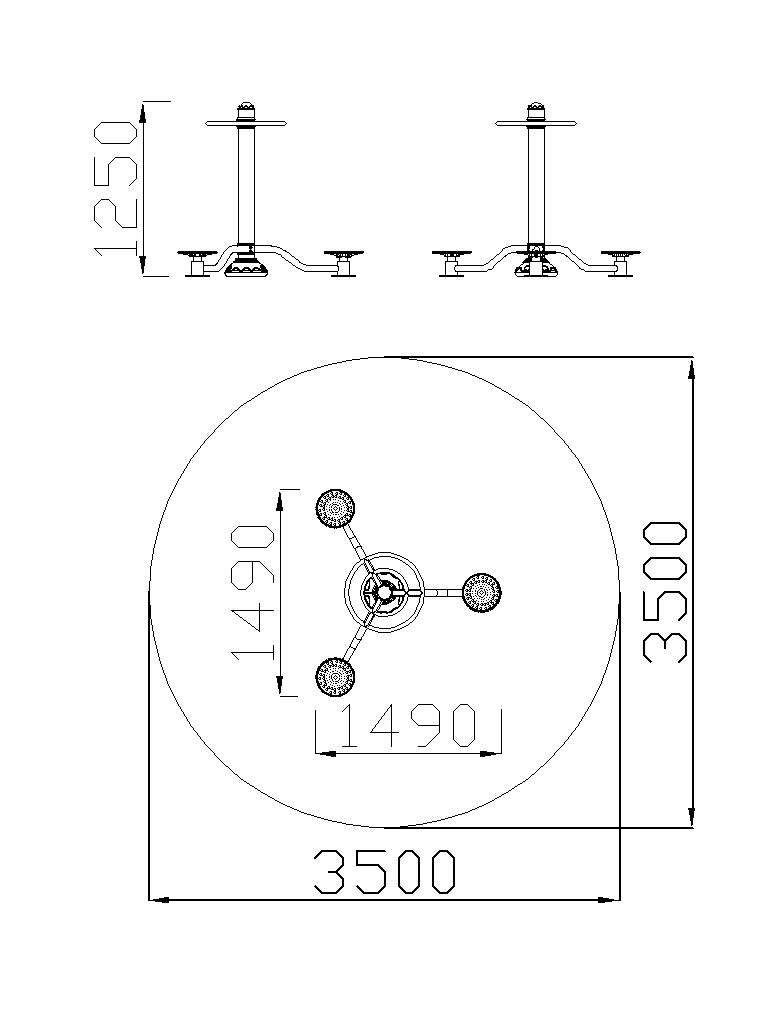 Outdoor standard Adult Fitness Equipment FS-21705