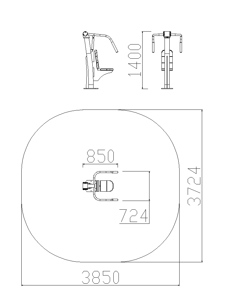 Chest press Type 2