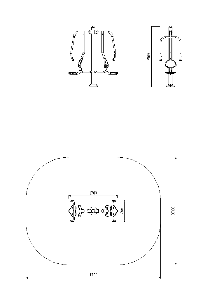 Chest press double layer
