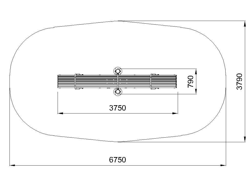 Seesaw for riding while standing