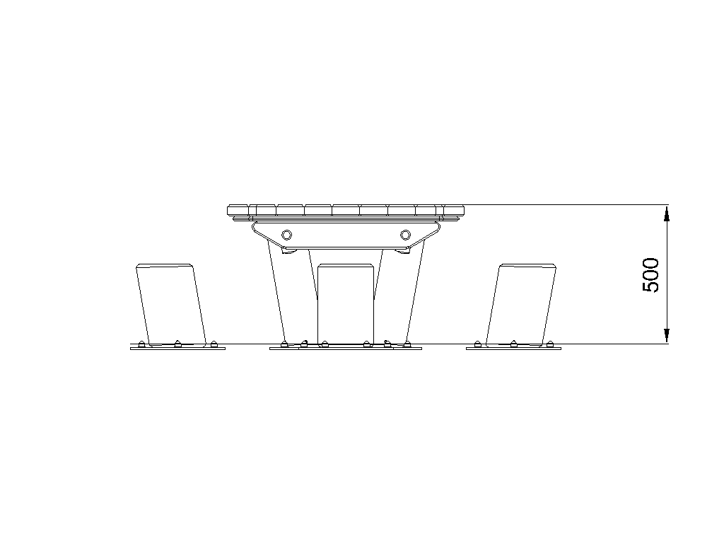 Children’s table with stumps