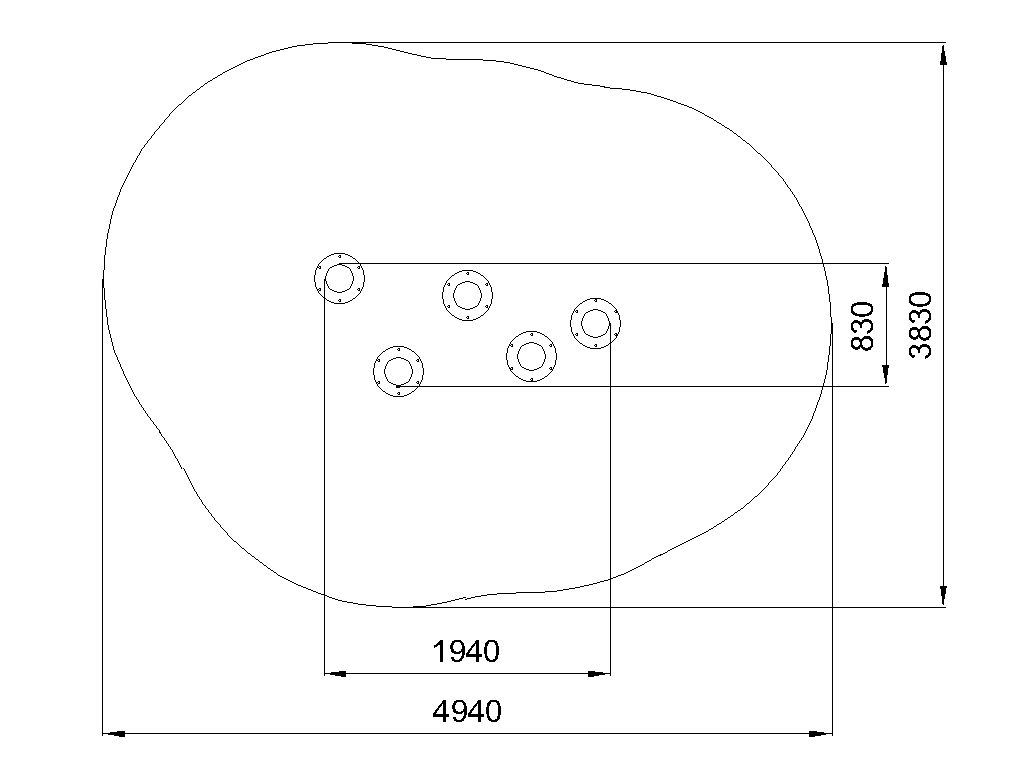 Sports equipment Balancing posts curves
