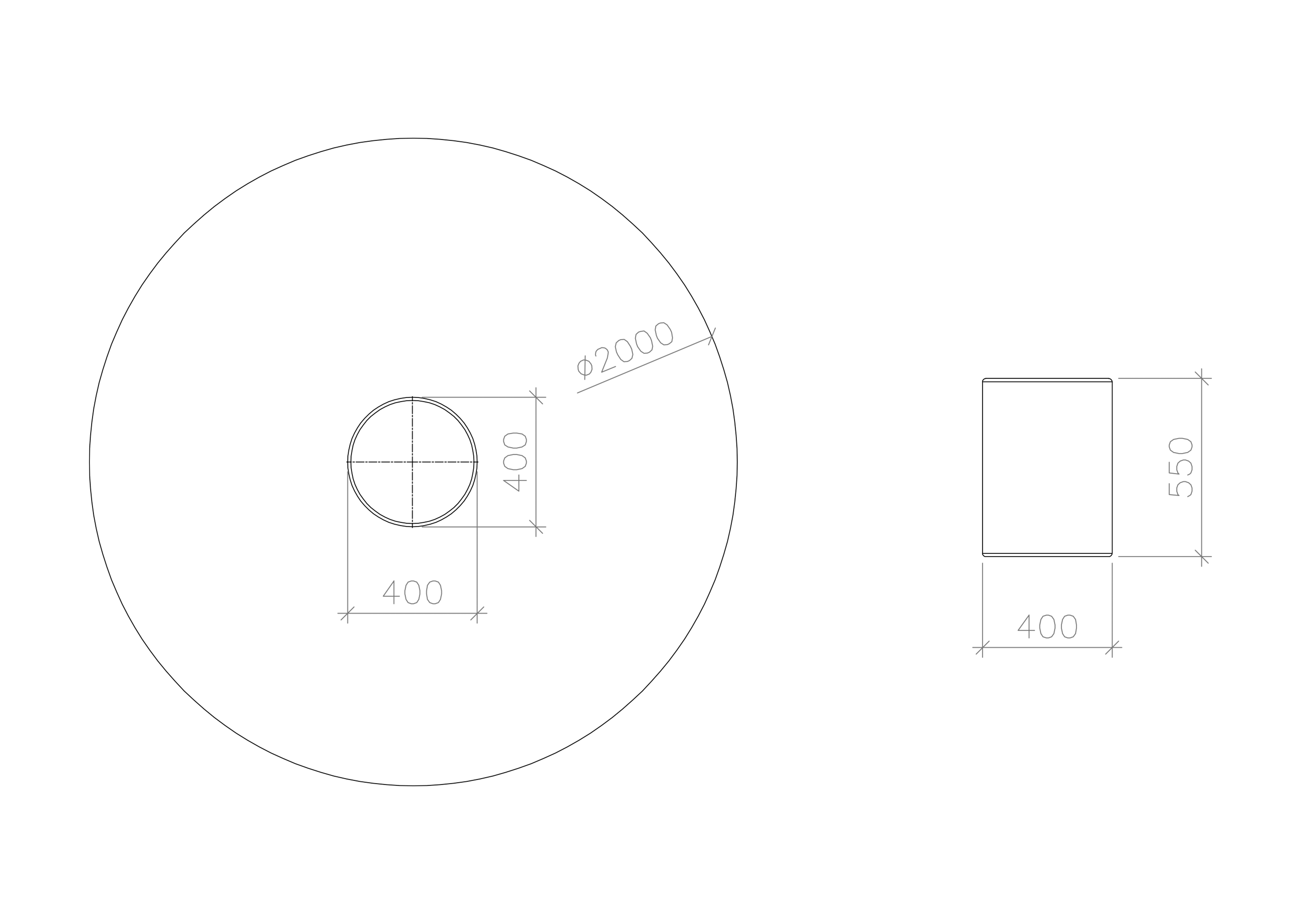 Stump d=400mm