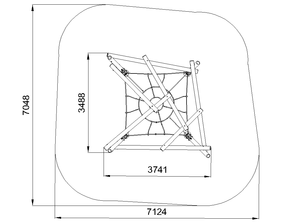 Climbing structure «Spiderweb»